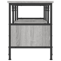 Berkfield Industrial Tv Cabinet Grey Sonoma 100X35X45 Cm Engineered Wood&iron - thumbnail 5