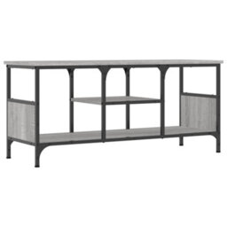 Berkfield Industrial Tv Cabinet Grey Sonoma 100X35X45 Cm Engineered Wood&iron - thumbnail 6