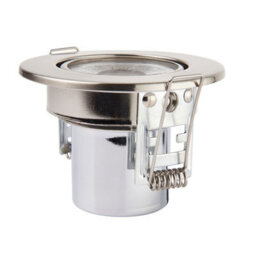 Luminosa Lighting Luminosa Shieldeco 500 Cct Tiltable Light 5W Recessed Downlight Satin Nickel Effect Plate - thumbnail 4