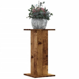 Walplus Plant Stands 2 Pcs Old Wood 30X30X60 Cm Engineered Wood - thumbnail 1