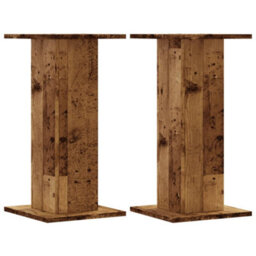 Walplus Plant Stands 2 Pcs Old Wood 30X30X60 Cm Engineered Wood - thumbnail 2