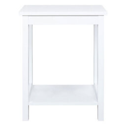 Spot On Dealz Small Side Table Bedside Tables 2 Tier Night Stand Occasional Slim Table - thumbnail 2