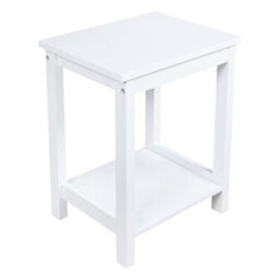 Spot On Dealz Small Side Table Bedside Tables 2 Tier Night Stand Occasional Slim Table - thumbnail 1