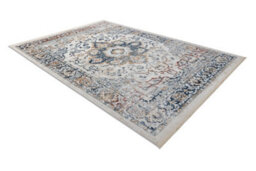 RugsX Distin 0834A Navy Blue / Blue / Yellow / Terracotta Modern Carpet - Or 200X290 Cm - thumbnail 4