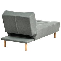 Beliani Chaise Longue Alsten Fabric Green - thumbnail 7