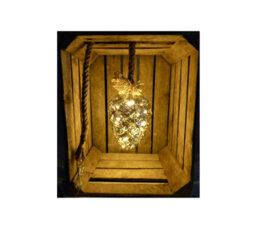 Lumineo Pine Cone Christmas Led Rope Light With 15 Warm White Leds 15Cm Decorative Light - thumbnail 3
