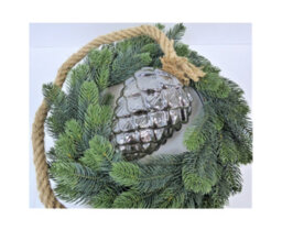 Lumineo Pine Cone Christmas Led Rope Light With 15 Warm White Leds 15Cm Decorative Light - thumbnail 5