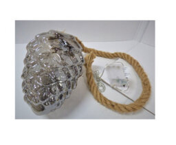 Lumineo Pine Cone Christmas Led Rope Light With 15 Warm White Leds 15Cm Decorative Light - thumbnail 2