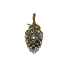 Lumineo Pine Cone Christmas Led Rope Light With 15 Warm White Leds 15Cm Decorative Light