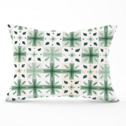 Warren Reed Designer Christmas Quilting Squares Cushions 33Cm X 48Cm - thumbnail 1
