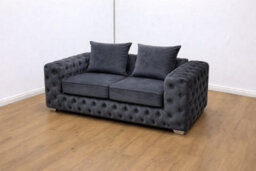 Stratus Interiors Black Ashley Corner Sofa Chesterfield Scatter Back - Armchair - thumbnail 1