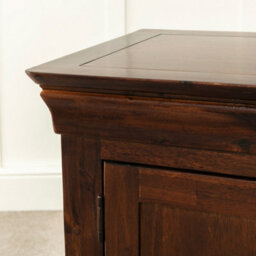 The Furniture Market French Hardwood Mahogany Stained Large Sideboard - thumbnail 7