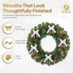 Shatchi 40Pcs White 30mm/3Cm Large Ribbon Pull Bows For Gift Wrapping, Hampers, Florist Bouquets, Wedding Cars And Party Décor Pullbow - thumbnail 3