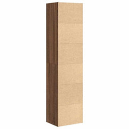 Berkfield Durable Bookcase Brown Oak 31X24X127 Cm Engineered Wood - thumbnail 6