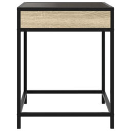 Berkfield Coffee Table With Infinity Led Sonoma Oak 40X40X51 Cm - thumbnail 7