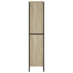 Berkfield Modern Bookcase Sonoma Oak 80X31X137.5 Cm Engineered Wood - thumbnail 5