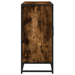 Berkfield Sideboard Smoked Oak 92X35X76 Cm Engineered Wood - thumbnail 5