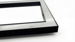 Top Ceramics Designer Wall Mirror (L)120 X (W)70 Cm Black Matte Aluminium With  White Carrara Marble - thumbnail 4