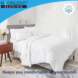 Moonlight Bedding Duvet 13.5 Tog Soft Hollowfibre, Skin-Friendly & Warm, Super King 260 X 220Cm - thumbnail 3