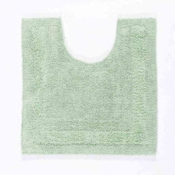 Homescapes Luxury Reversible Cotton Bath Mat Set - Sage Green - thumbnail 3