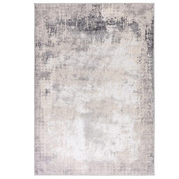 The Rug Edit Ritz Luxe Shimmer Charcoal Living Room Rug - 80X140Cm - thumbnail 2