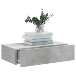 Vidaxl Tv Cabinet With Led Lights Concrete Grey 60X35X15.5 Cm - thumbnail 5