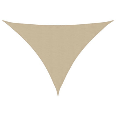Berkfield Durable Sun Shade Sail Beige 7X5X5 M 100% Polyester Oxford