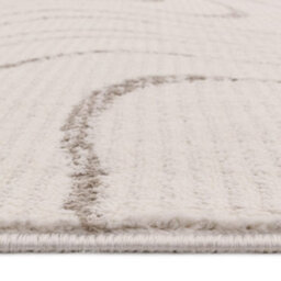 The Rug Edit Axel Ripple Ivory Rug - 120X160Cm - thumbnail 8