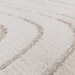 The Rug Edit Axel Ripple Ivory Rug - 120X160Cm - thumbnail 7