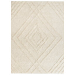Beliani Kids Rug Ziro  Light Beige 160 X 230 Cm Cotton - thumbnail 1