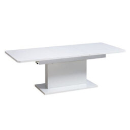 Opti Extendable Table With Adjustable Height For Modern Interiors Black Gloss - thumbnail 3