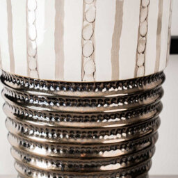 Vanity Living 40.5Cm Light Brown And Textured Bronze Ceramic Vase For Home Décor - thumbnail 3
