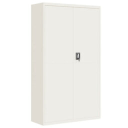 Berkfield File Cabinet White 105X40X180 Cm Steel - thumbnail 2