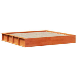 Berkfield Bed Frame With Lift-Up Storage, Wax Brown, 180 X 200 Cm, Solid Pine Wood - thumbnail 7