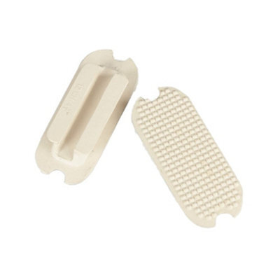 Shires Horse Fillis Stirrup Treads (Pack Of 2) White (4In)