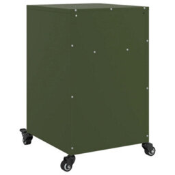 Berkfield Bedside Cabinets 2 Pcs Olive Green 36X39X59 Cm Steel - thumbnail 8