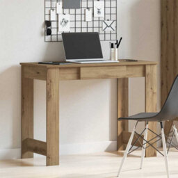 Walplus Desk Artisan Oak 100X45X75 Cm Engineered Wood - thumbnail 3