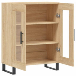 Berkfield Classic Sideboard Sonoma Oak 69.5X34X90 Cm Engineered Wood - thumbnail 6