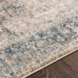 Livabliss Mirabel-Vintage Brown Blue Traditional Boho Fringe Living Dining Bedroom Rug 152 X 225 Cm Easy Care, Non Shedding - thumbnail 3