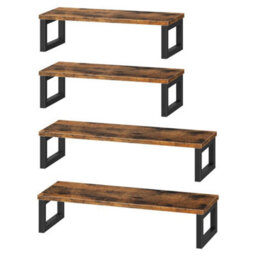 Set Of 4 Wall Mount Floating Storage Shelves - thumbnail 1