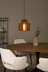 Lucide Rollo Pendant Light - 1Xe27 - Terracotta - thumbnail 3