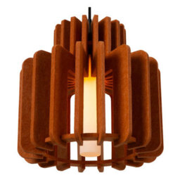 Lucide Rollo Pendant Light - 1Xe27 - Terracotta - thumbnail 4