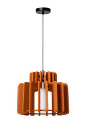 Lucide Rollo Pendant Light - 1Xe27 - Terracotta - thumbnail 2