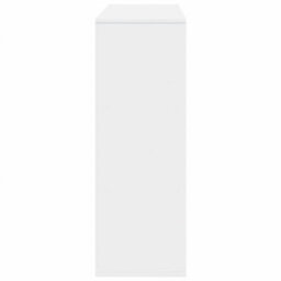 Berkfield Book Cabinet/room Divider White 100X33X94.5 Cm - thumbnail 5