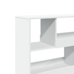Berkfield Book Cabinet/room Divider White 100X33X94.5 Cm - thumbnail 7