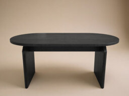 Solace+Co Varm And Estella Black Dining Table With Velvet Chairs, Table And 4 Chairs, Beige - thumbnail 4