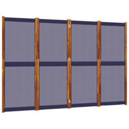 Walplus 4-Panel Room Divider Dark Blue 280X180 Cm - thumbnail 2