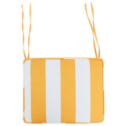 Beliani Set Of 6 Garden Chair Cushions Tolve 39 X 31 Cm Yellow - thumbnail 5