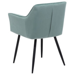 Beliani Set Of 2 Dining Chairs Jasmin Velvet Mint Green - thumbnail 7