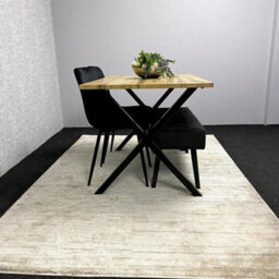 Kosy Koala Dining Table Set With 2 Velvet Chairs And Black Bench Modern Dining Furniture - thumbnail 3
